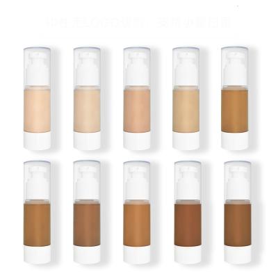 China Acne / Spot Removing Foundation Oil Free Vegan Matte Liquid Makeup Foundation Private Label Free Sample for sale