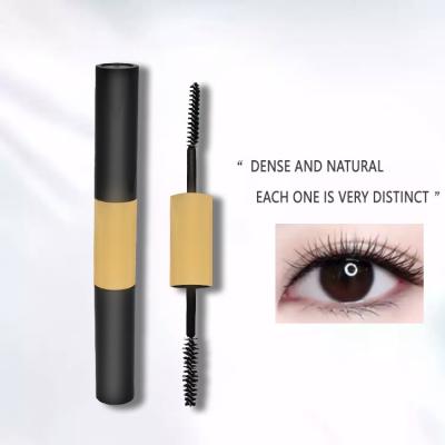 China 4d dual head mascara fast/quick dry small brush water resistant head is not blooming mascara for sale