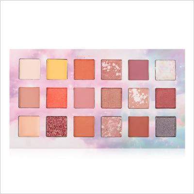 China Waterproof Starry Sky Eyeshadow Palette Non-fly Dust Eyeshadow Palette Custom Private Label for sale