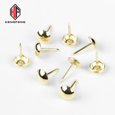 China Decorative furniture cover metal around the main nails gold sofa decoration upholstery decorative nail for sofa for sale