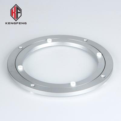 China Noiseless Smooth Stroke Cast Aluminum Round Lazy Dining Table Bearings 140mm susan Turntable Supporting For Table for sale