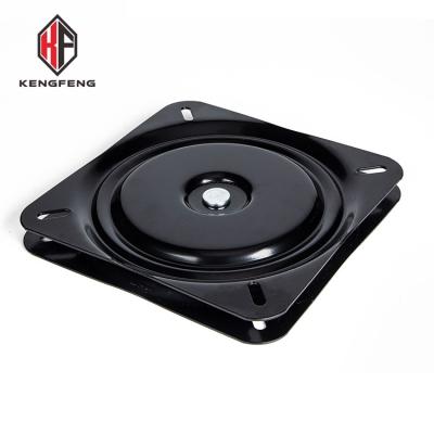 China Low Noise 6 Inch 152mm Barstool Swivel Plate Chair Base Heavy Duty Bearing Seat Locking Swivel Plate for sale