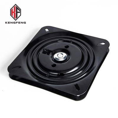 China Low noise top rated memory self return 175mm spring self return barstool swivel plates bar chair auto-return turntable swivel plate for sale