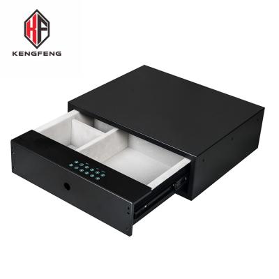 China Furniture Desk Accessories Password Locks Drawer Safe Home Privacy Hidden Electronic Smart Drawer Safe Box for sale