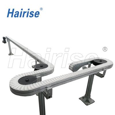 China Hairise Hot Drinks Hotels Industry Popular Pom Plastic Flexible Conveyor Chain for sale