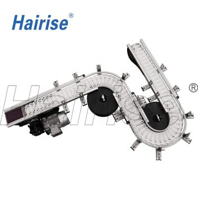 China Oil Heavy Duty Eco Friendly Hairise Oral Liquid Flexible Conveyor System Line for sale