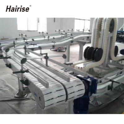 China Heavy Duty New Type Cosmetics Glass Bottle Oil Box Elevating Side Handle Conveyor Belt System for sale