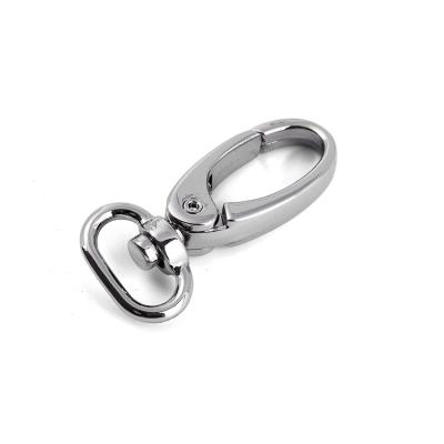 China Silver Plated Custom Metal Handbag Clasp Trigger Clasp Trigger General Industry Heavy Duty Hardware Swivel Zinc Alloy Snap Hook for sale