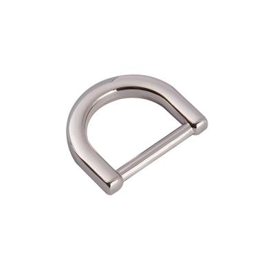 China Factory direct selling eco-friendly custom factory hardware bag ring mixed color metal zinc alloy plated thick D-clip buckle mixed clips for sale