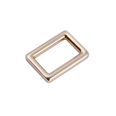 China Dongguan Factory Wholesale Custom Square Pet Bag Accessories Metal Rectangle Zinc Alloy Ring For Handbag Strap Strap for sale