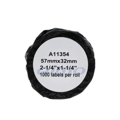 China 32mm x 57mm*1000labels heat sensitive cheap compatible label for dymo removable labels 11354 for sale