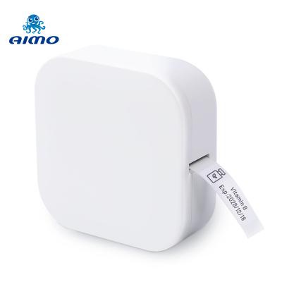 China Q30 Aimo Mini Portable Thermal Label Printer 15mm Black And White Small Size Sticker Maker For IOS Android for sale