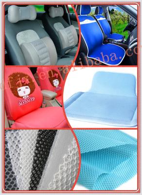 China Warp Knitted Spacer 3D Mesh Fabric 3D Air Mesh Fabric Machine for sale