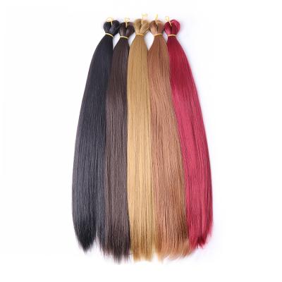 China Julianna's Wholesale Synthetic Straight Hair Bone Hair Extension Silky Straight Braiding Hair Extensions Bone Braids Extensions for sale