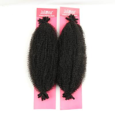 China 100% Soft Afro Braid Pre-Built Kanekalon Julianna Crochet Springy Afro Twist Synthetic Hair Wholesale Poppin Twist Braid for sale