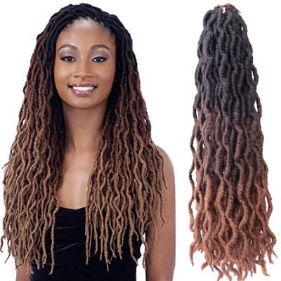 China Itch Julianna Extensions Colored Ombre Free Color Goddess Long Crochet Hair Braids Faux Locs Braiding Hair Synthetic Gypsy Locs for sale