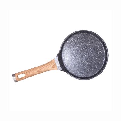 China 25 cm durable die-cast aluminum pan round non-stick pan for sale