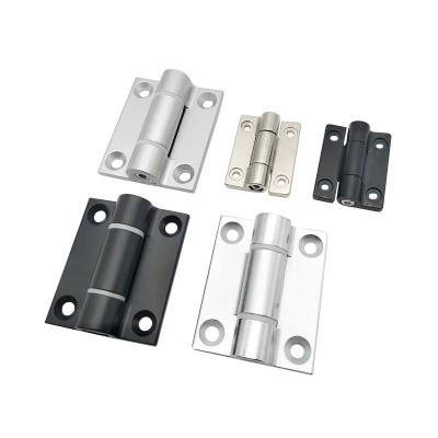 China Can be stay at any adjustable torque door position furniture angel hinges shaft zinc alloy damping free hinge for sale