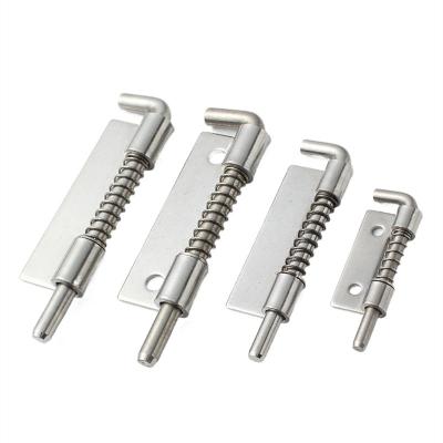 China Heavy Duty Latching And Knuckle Stainless Steel Spring Bolt Lock for sale