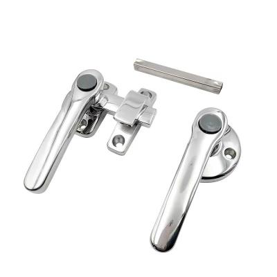 China Industrial soundproof type door handle compression latch compression latch steel sideboard handle design lock for sale