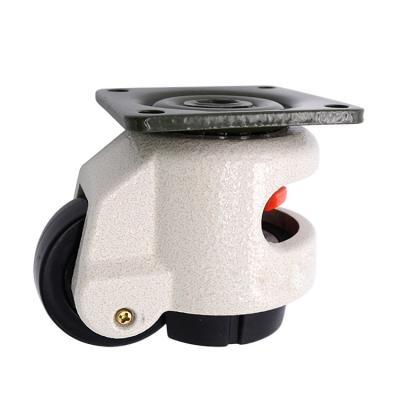 China Adjustable Wheels Leveling Caster Wheels 80F Nylon Adjustable Caster Wheels for sale