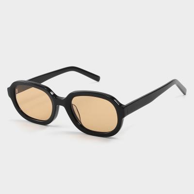 China Cellulose Acetate OEM Cellulose Acetate Vintage Square Vintage Italian Design Luxury Fashion Sun Glasses High Quality Handcrafted Sunglasses for sale