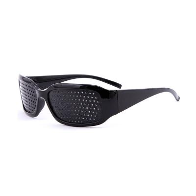 China Custom Pin Hole Glasses Exercise Eyesight Glasses Fashion Sunglasses Eye Protection Pinhole Glasses Care Products Pinhole Glasses for sale