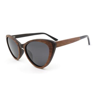 China Fashion Wooden Sunglasses DHK2640 Offer Trial Order Custom And Handmade Bamboo Glass Polarized Wooden Sunglasses for sale