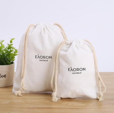 China Factory price recyclable canvas cotton drawstring shoe bags fabric dust bag, dust bag for shoes for sale