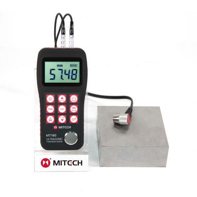 China HD Backlight Ultrasonic Thickness Tester 1000 - 9999 M / S Velocity Range MT160 for sale