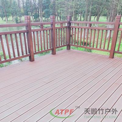 China Balkon Veranda Bambus Deck Geländer Baluster nachhaltig zu verkaufen