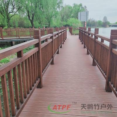 China Custom Veranda Bambus Deck Geländer Baluster nachhaltig zu verkaufen