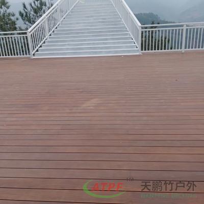 Cina Anti-slip di bambù da terra per esterni da terrazzo da patio da legno in vendita