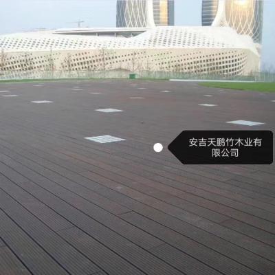 China Unique Synthetic Deck Boards Nail Down Installation Outdoor Anti Corrosion Heavy Bamboo for sale