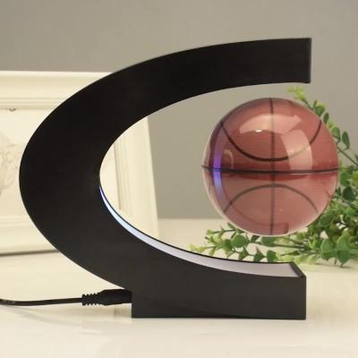 China 3 Inch Creative Practical Home Artificial Magnetic Levitation Basketball Gifts Decorations Opens Gifts Birthday Gifts for sale