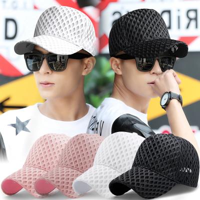 China breathable & Waterproof RTS Custom Design Working Hats Polyester Mesh Caps Empty Outdoor Sports Hats Summer Breathable for sale