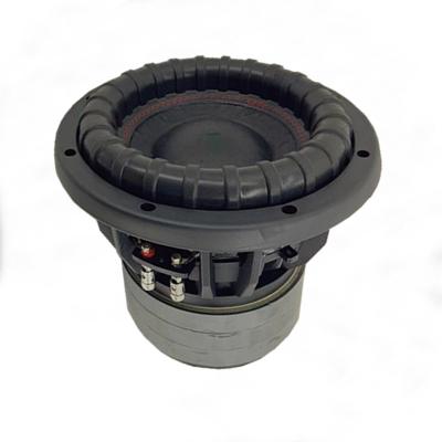 China Aluminum Basket 10 Inch 10 Inch Subwoofer 4+4ohm 2+2ohm 2400w Car Audio Subwoofer Aluminum Subwoofer for sale