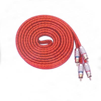 China Car Customized Audio Cable 10m 2.5M 3M 5M 8M Audio RCA Cable 1M, 1.5M, RCA Male To Male for sale