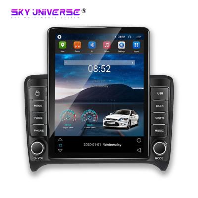 China GPS 9.7inch 2 Din Android Car Radio For Audi TT 2006-2012 Vertical Style 2.5D IPS Screen Car Panel Car Multimedia Player GPS for sale