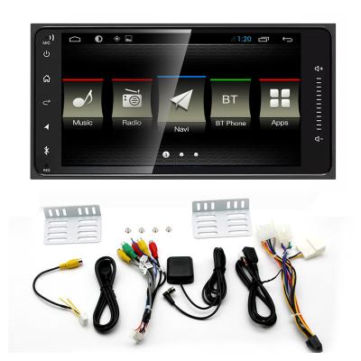 China GPS 7 Inch For Toyota Corolla 2 Universal Din 1G RAM+16G ROM Car Radio GPS Navigation WIFI Rear Camera Car Player Ts 7 Android for sale