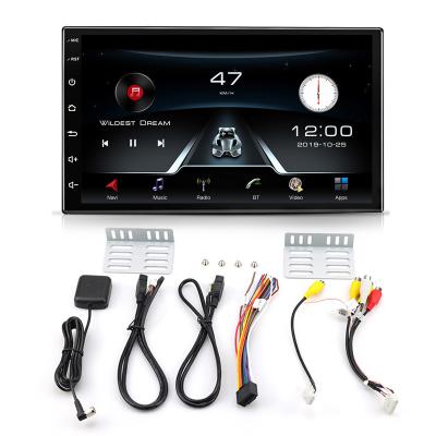 China GPS Universal 7.0 Inch Android Gps Navigation 2.5D Touch Screen Android Player Car 2 Din Car Radio DVD Video-Audio Player for sale