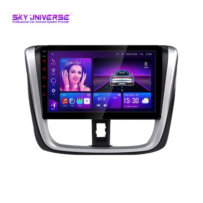 China Android GPS Car Radio VCR For 2016-2017 Toyota Vios Yaris Car Navigation GPS Stereo Audio Multimedia System WIFI BT No DVD for sale