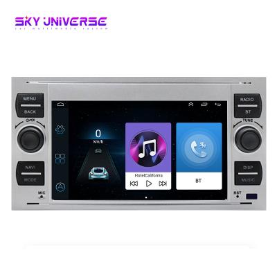 China Amplifier Android 7 Inch 2din Car Radio Stereo Player For Ford Mondeo Focus S-Max Focus Galaxy Fiesta Transit C-Max Fusion Connect Kuga for sale