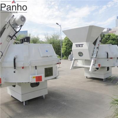 China Building industry pan type 0.5m3 750L Teka volumetric concrete mixer for precast concrete plank and panel for sale