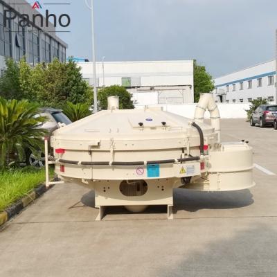 China Construction Industry 1125L 1800kgs Customized Color Teka Pan Type Porcelain Concrete Mixer For Precast And Concrete Products for sale