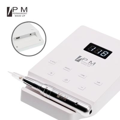 China Permanent Makeup Ink Machine Eyeliner Eyebrow Lip Tattoo Machine Gun Micro Needle Pen for sale