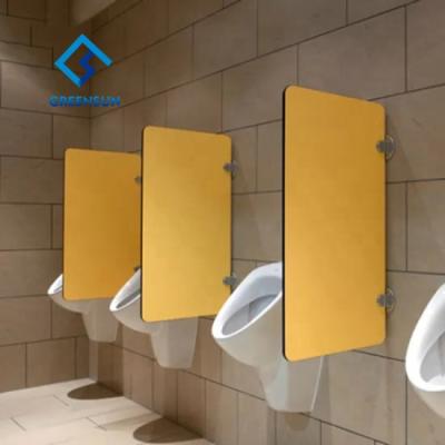 China Fireproof Laminated HPL Panel Partition Bathroom Toilet Divides Toilet Compartment With Divided Urinals for sale