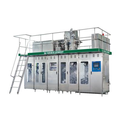 China Food Aseptic Filling Machine for brick&prisma full automatic high speed 7500packs/H for milk drink 100ml/125ml/200ml/250ml/330ml for sale