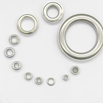 China Different Sizes Factory Nickel Free Wholesale Goods In Stock Custom Logo Brass Grommet For Apparel And Shoes for sale