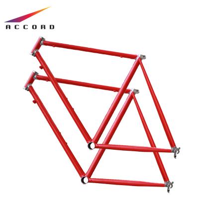 China High Strengh Cycle Spare Part Bicycle Parts Steel Road Bike Frame Set for sale